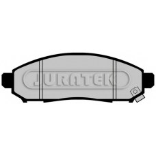 JCP235 JURATEK Комплект тормозных колодок, дисковый тормоз