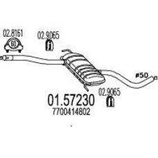 01.57230 MTS Средний глушитель выхлопных газов