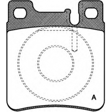 BPA0407.00 OPEN PARTS Комплект тормозных колодок, дисковый тормоз