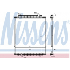 637890 NISSENS Радиатор, охлаждение двигателя
