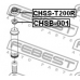 CHSS-T200R FEBEST Подвеска, амортизатор