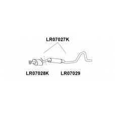 LR07029 VENEPORTE Предглушитель выхлопных газов