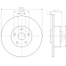 MDC1537 MINTEX Тормозной диск