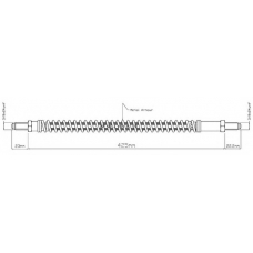 VBH402 MOTAQUIP Тормозной шланг