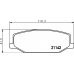 2114202 TEXTAR Комплект тормозных колодок, дисковый тормоз