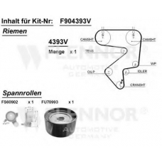 F914374 FLENNOR Комплект ремня грм