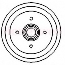 329178B BENDIX Тормозной барабан