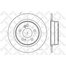 6020-3326-SX STELLOX Тормозной диск