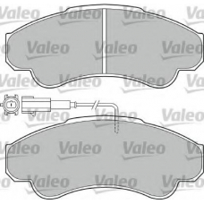 598569 VALEO Комплект тормозных колодок, дисковый тормоз