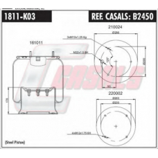 B2450 CASALS Кожух пневматической рессоры