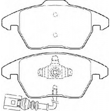 BP1419 QUINTON HAZELL Комплект тормозных колодок, дисковый тормоз
