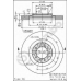 BS 8343 BRECO Тормозной диск