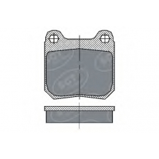 SP 162 PR SCT Комплект тормозных колодок, дисковый тормоз