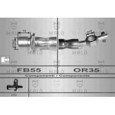 8954 Malo Тормозной шланг