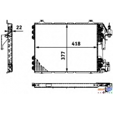 8FC 351 317-281 HELLA Конденсатор, кондиционер