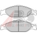38804 ABS Комплект тормозных колодок, дисковый тормоз