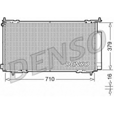 DCN40015 DENSO Конденсатор, кондиционер