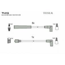 T141G TESLA Комплект проводов зажигания