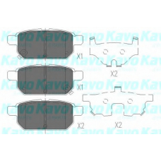 KBP-8526 KAVO PARTS Комплект тормозных колодок, дисковый тормоз