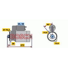 0 001 218 148 BOSCH Стартер