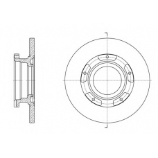 61564 00 KAWE Тормозной диск