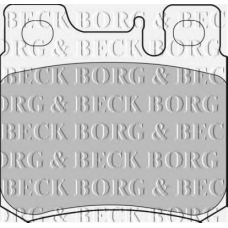 BBP1533 BORG & BECK Комплект тормозных колодок, дисковый тормоз