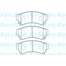 BP-4572 KAVO PARTS Комплект тормозных колодок, дисковый тормоз