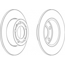 DDF929-1 FERODO Тормозной диск