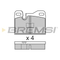 BP2555 BREMSI Комплект тормозных колодок, дисковый тормоз