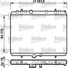 732896 VALEO Радиатор, охлаждение двигателя