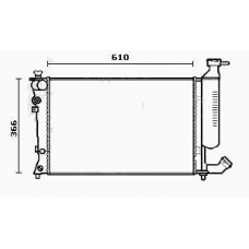 RM0380 EQUAL QUALITY Радиатор, охлаждение двигателя