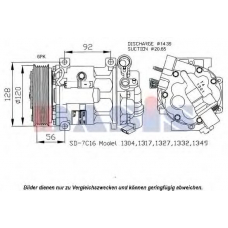 850477N AKS DASIS Компрессор, кондиционер