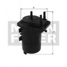 WK 939/5 MANN-FILTER Топливный фильтр
