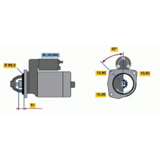 0 001 362 300 BOSCH Стартер