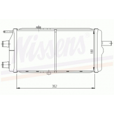 60431 NISSENS Радиатор, охлаждение двигателя