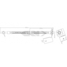 339987 SPIDAN Тормозной шланг