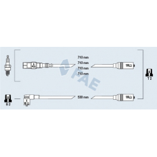 85870 FAE Комплект проводов зажигания