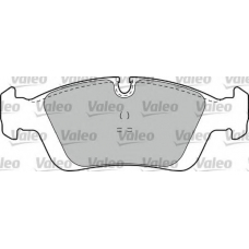 540489 VALEO Комплект тормозных колодок, дисковый тормоз