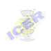 181349 ICER Комплект тормозных колодок, дисковый тормоз