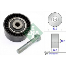532 0020 10 INA Паразитный / ведущий ролик, зубчатый ремень