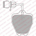 LP1463 DELPHI Комплект тормозных колодок, дисковый тормоз