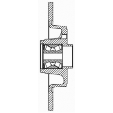 BDA2363.10 OPEN PARTS Тормозной диск