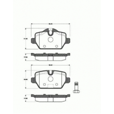 1501221530 S.b.s. Комплект тормозных колодок, дисковый тормоз