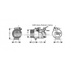 RTK487 Prasco Компрессор, кондиционер