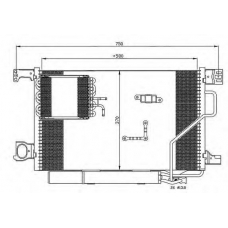 35774 NRF Конденсатор, кондиционер