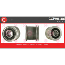 CCP90186 CASCO Ременный шкив, генератор