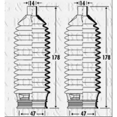 BSG3317 BORG & BECK Пыльник, рулевое управление
