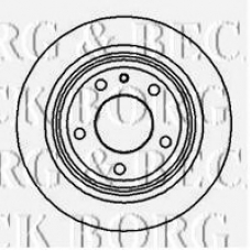 BBD4422 BORG & BECK Тормозной диск