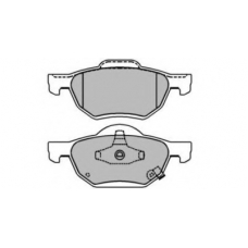 ASN-2234 AISIN Комплект тормозных колодок, дисковый тормоз