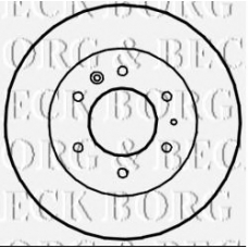 BBR7239 BORG & BECK Тормозной барабан
